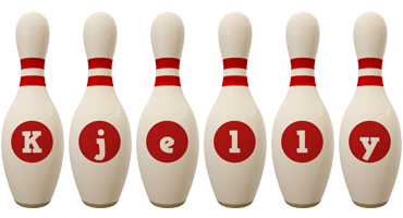 Kjelly bowling-pin logo