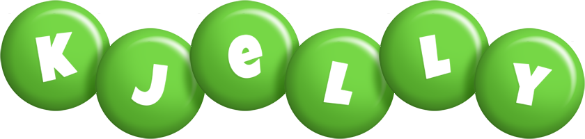 Kjelly candy-green logo
