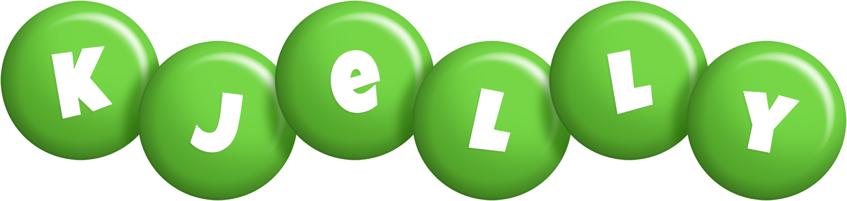 Kjelly candy-green logo