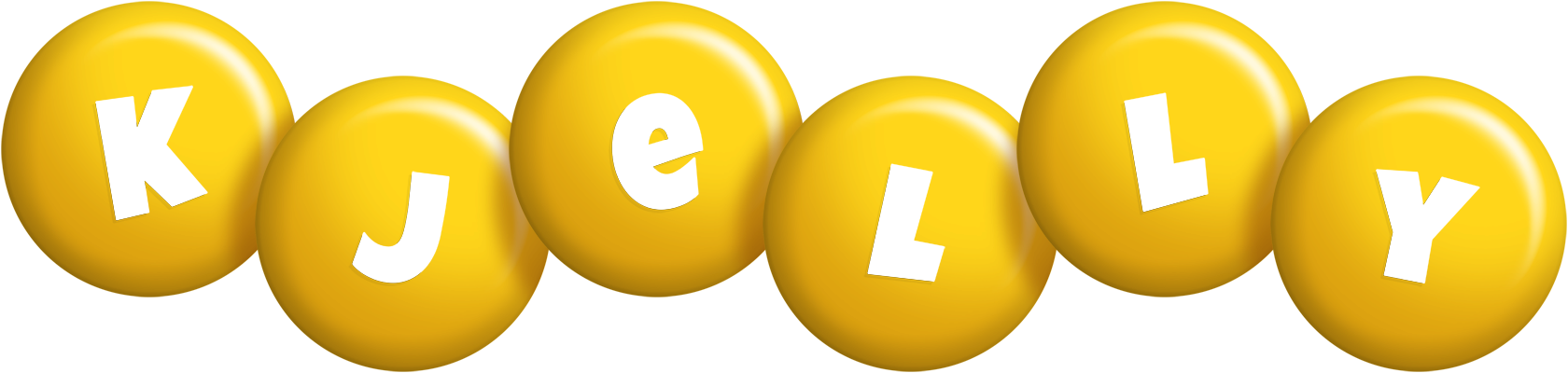 Kjelly candy-yellow logo