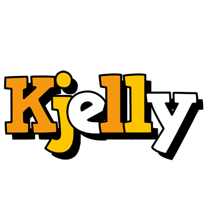 Kjelly cartoon logo