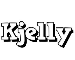 Kjelly snowing logo