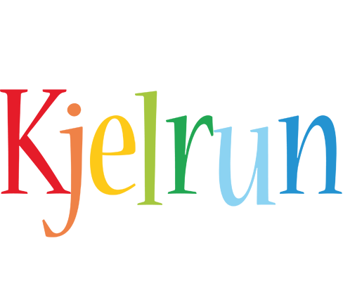 Kjelrun birthday logo