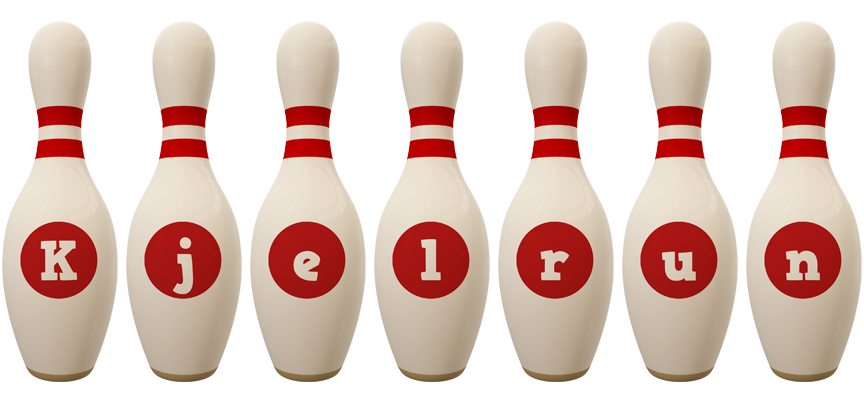 Kjelrun bowling-pin logo
