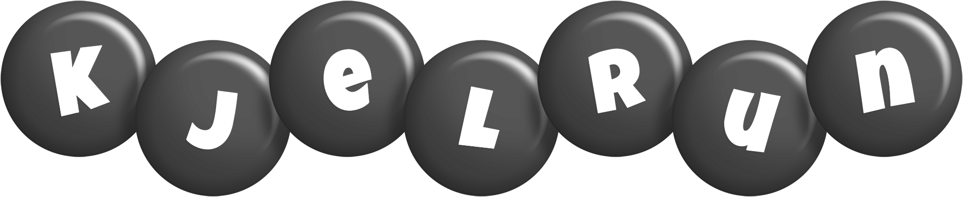 Kjelrun candy-black logo