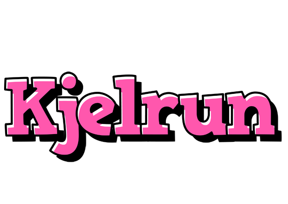 Kjelrun girlish logo