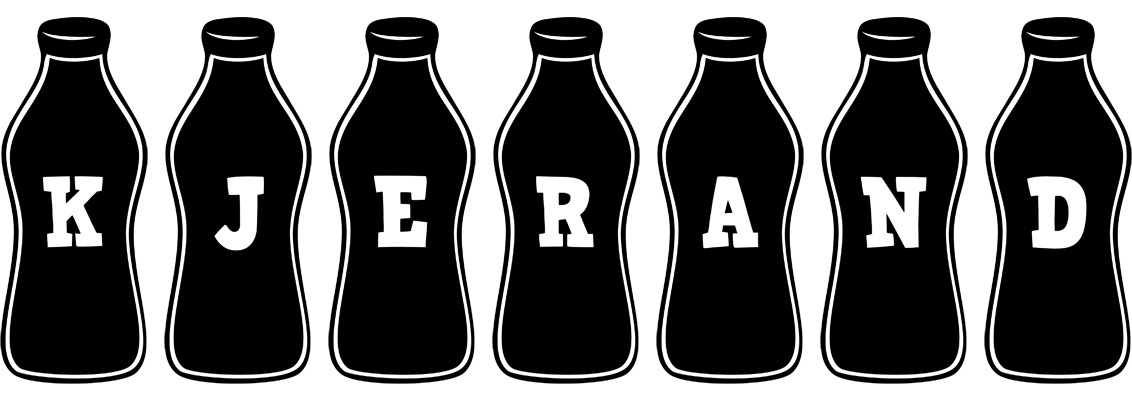 Kjerand bottle logo