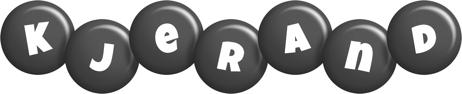 Kjerand candy-black logo