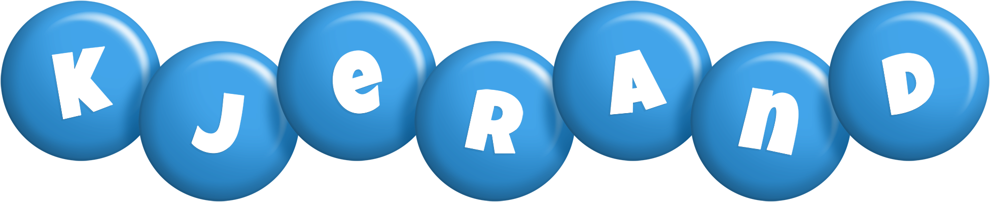 Kjerand candy-blue logo