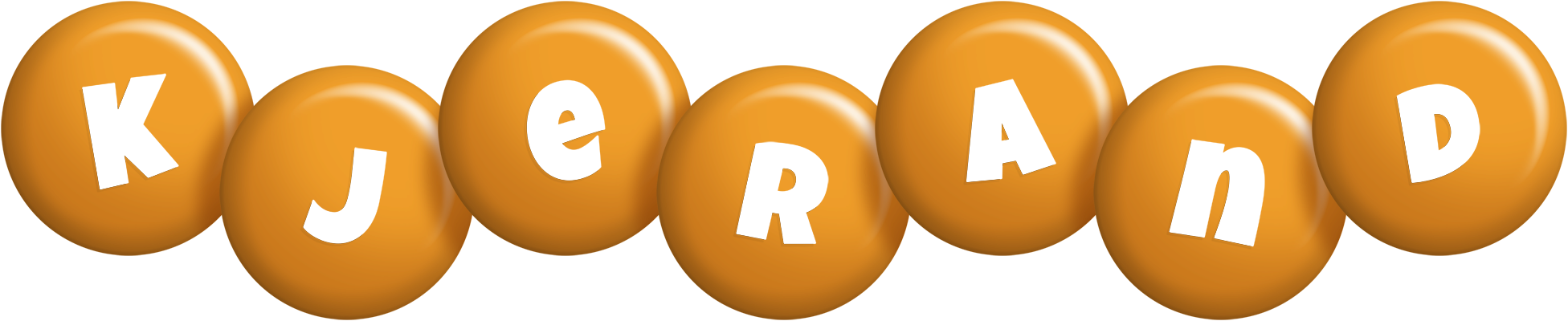 Kjerand candy-orange logo