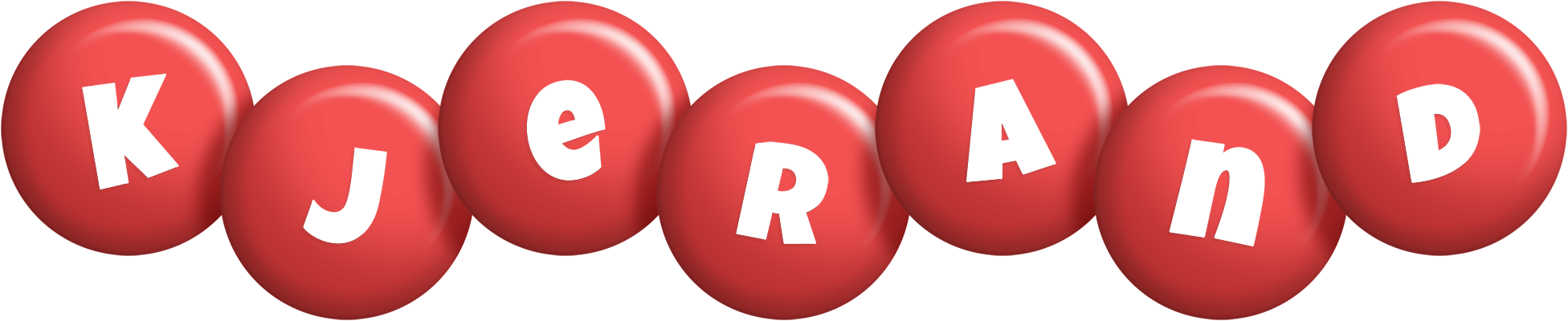 Kjerand candy-red logo