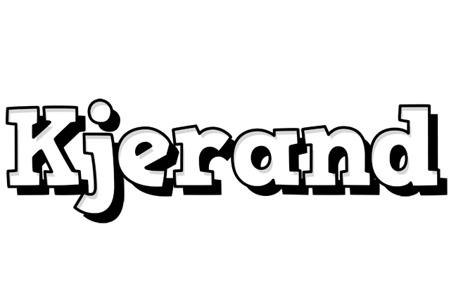 Kjerand snowing logo