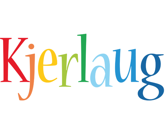 Kjerlaug birthday logo