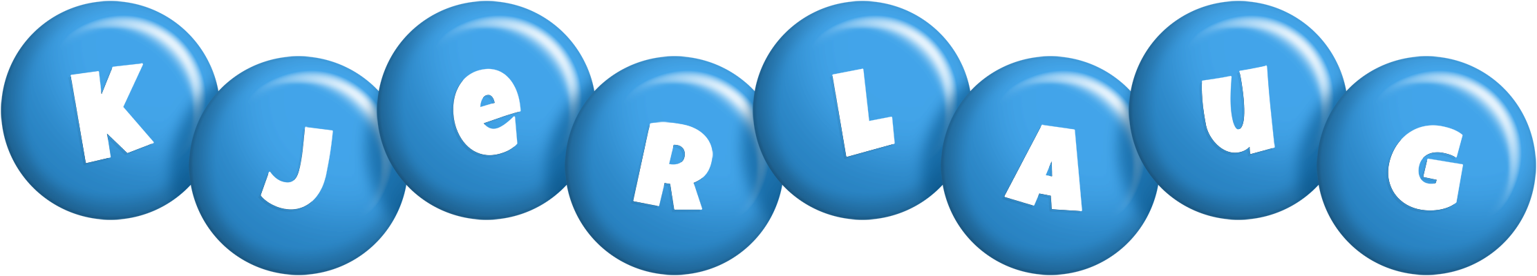 Kjerlaug candy-blue logo
