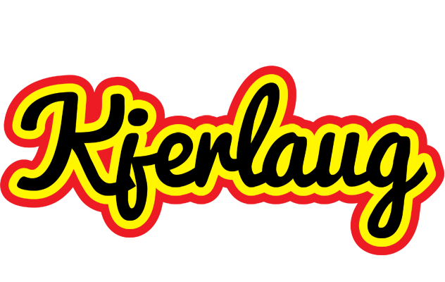 Kjerlaug flaming logo