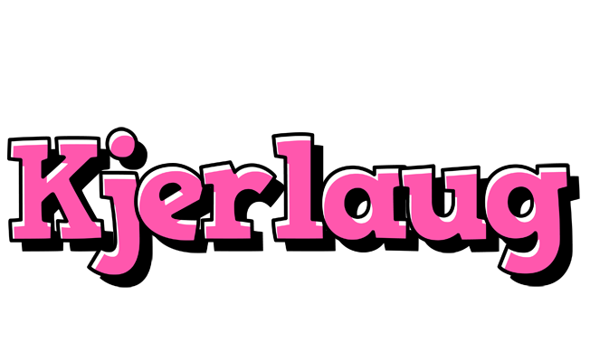 Kjerlaug girlish logo