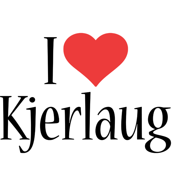 Kjerlaug i-love logo