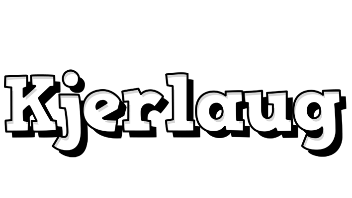 Kjerlaug snowing logo