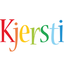 Kjersti birthday logo