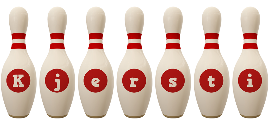 Kjersti bowling-pin logo