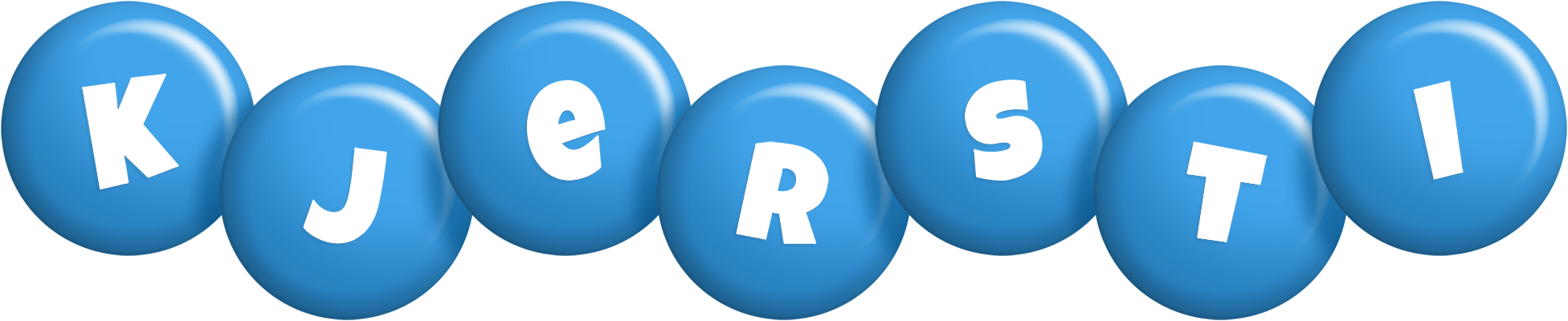 Kjersti candy-blue logo