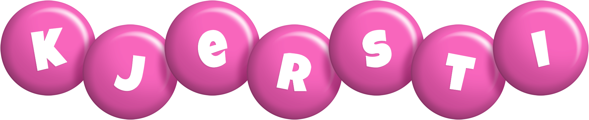 Kjersti candy-pink logo