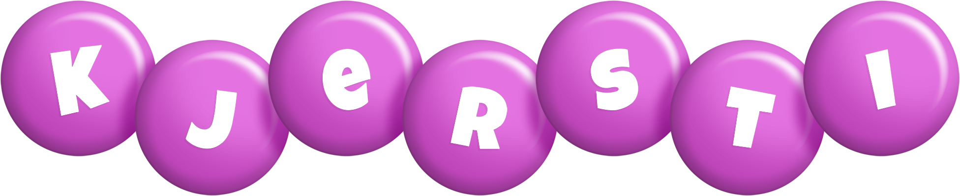 Kjersti candy-purple logo