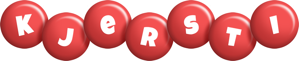 Kjersti candy-red logo