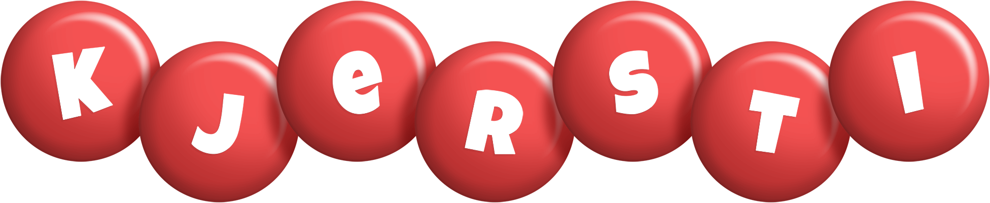 Kjersti candy-red logo