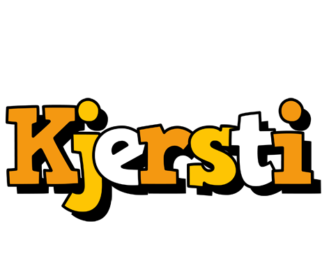 Kjersti cartoon logo