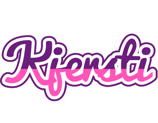 Kjersti cheerful logo
