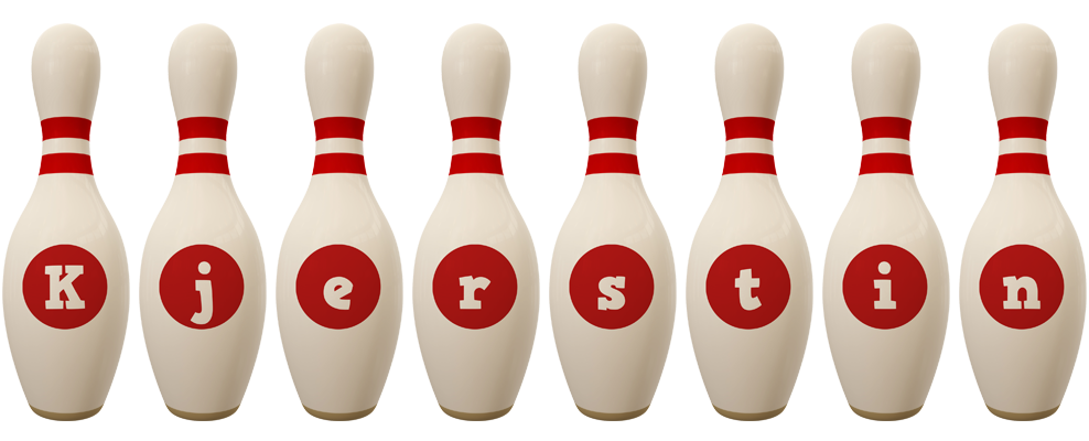 Kjerstin bowling-pin logo