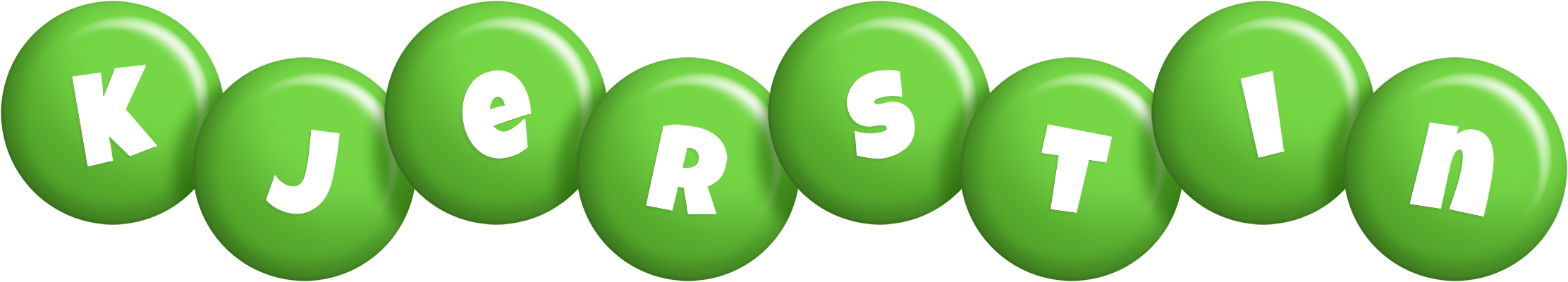 Kjerstin candy-green logo