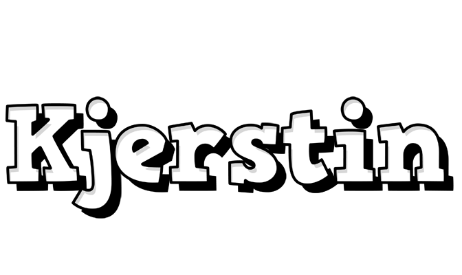 Kjerstin snowing logo