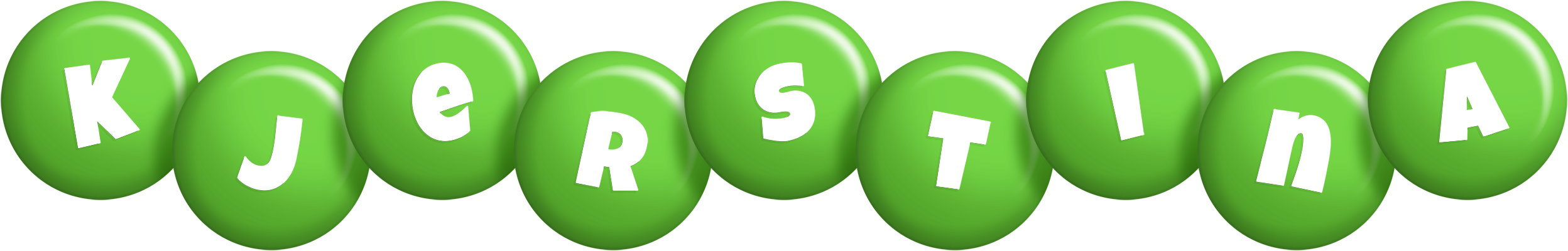 Kjerstina candy-green logo