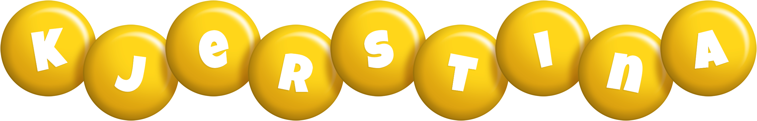 Kjerstina candy-yellow logo