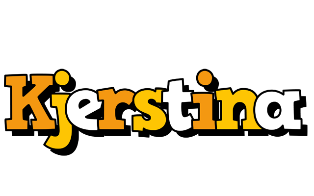 Kjerstina cartoon logo