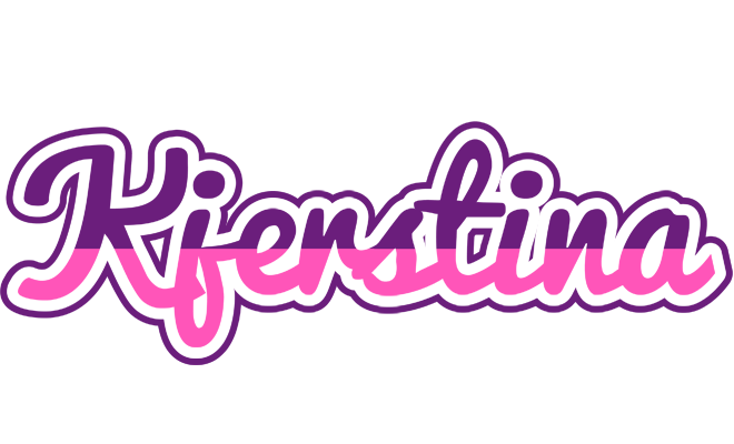 Kjerstina cheerful logo