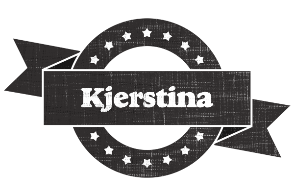 Kjerstina grunge logo