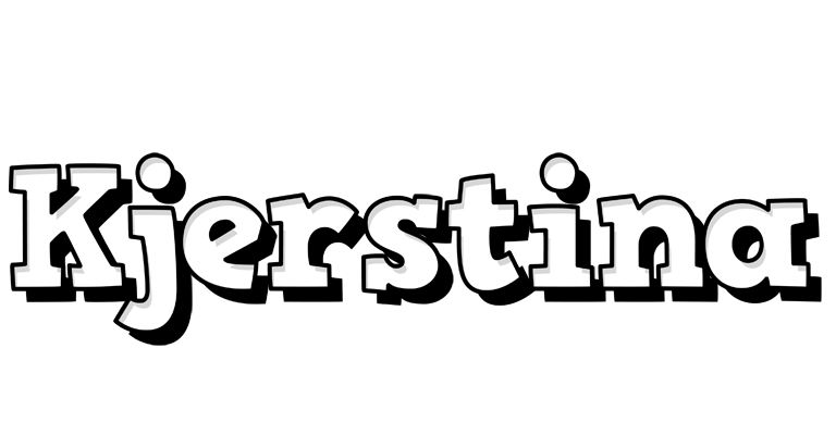 Kjerstina snowing logo