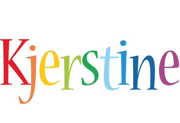 Kjerstine birthday logo