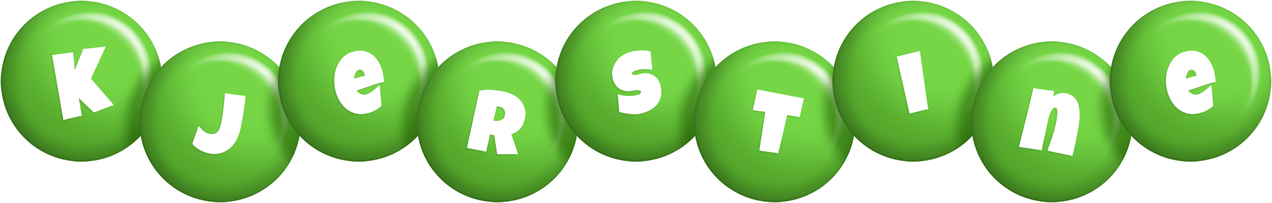Kjerstine candy-green logo