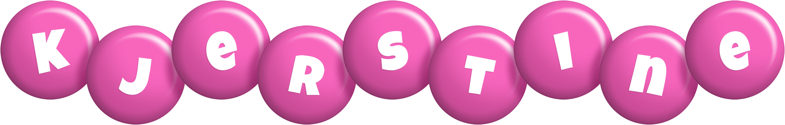 Kjerstine candy-pink logo
