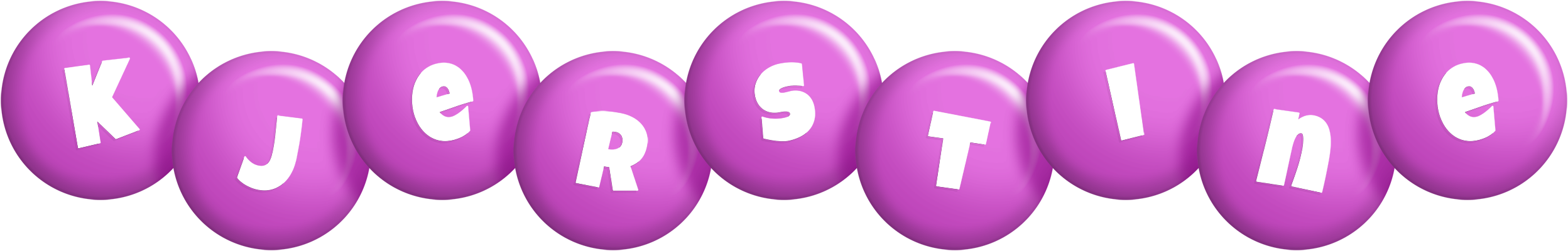 Kjerstine candy-purple logo