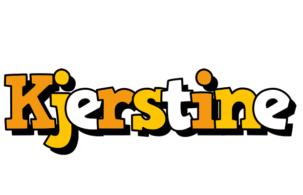 Kjerstine cartoon logo
