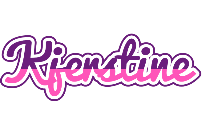 Kjerstine cheerful logo
