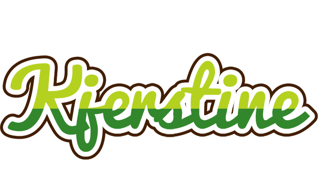 Kjerstine golfing logo