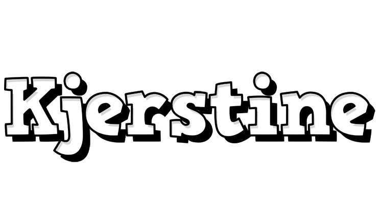 Kjerstine snowing logo