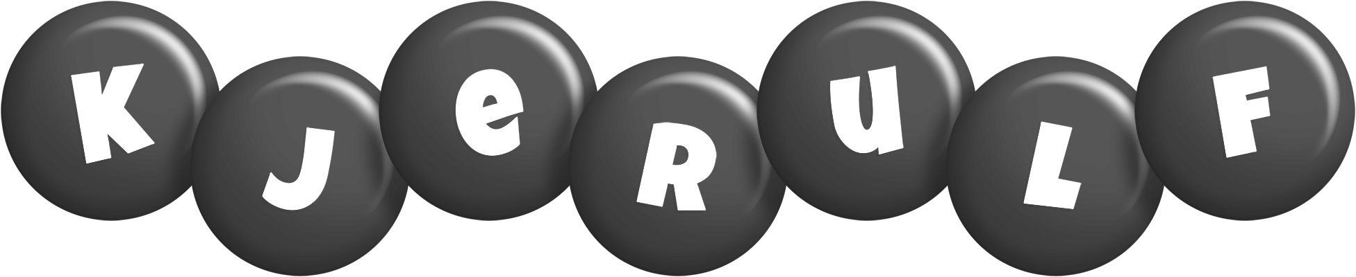 Kjerulf candy-black logo