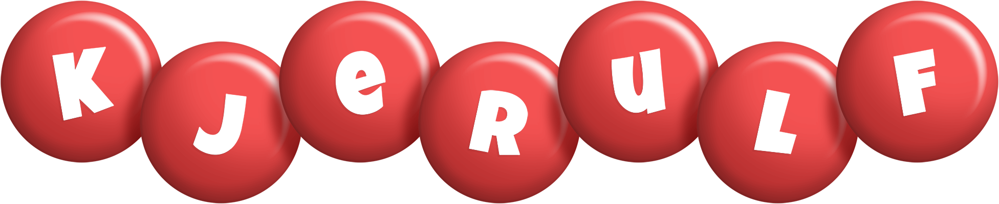 Kjerulf candy-red logo